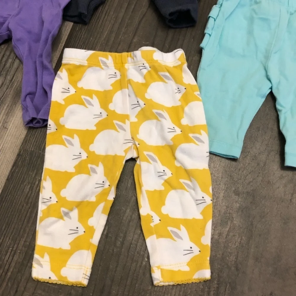 Carters Baby girl 3‎ months printed leggings bundle